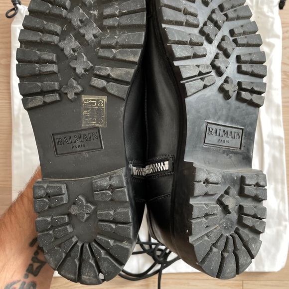 Balmain all leather boots, size 41 (8) - Picture 5 of 6